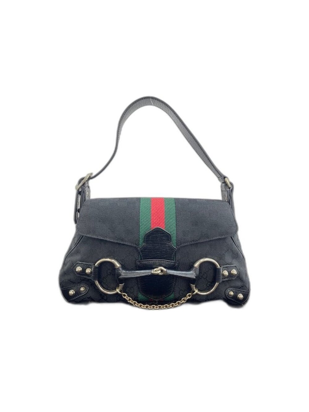Gucci Handbag Horsebit Black